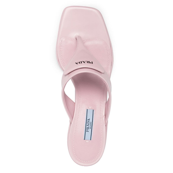 Prada logo-print open-toe sandals Prada Siketu Sandals Prada siketu flip flop shoes1