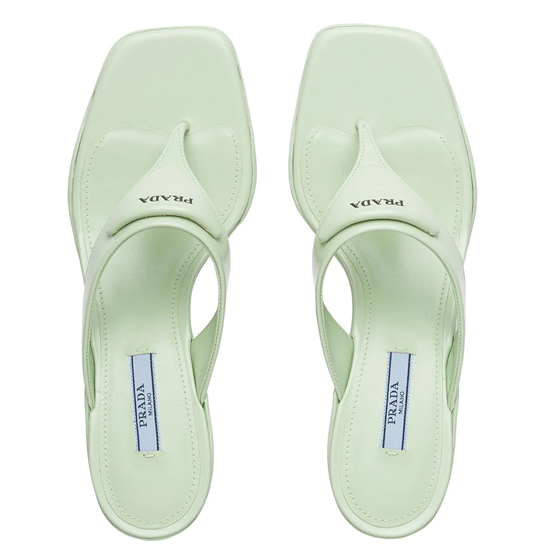 Prada logo-print open-toe sandals Prada Siketu Sandals Prada siketu flip flop shoes4