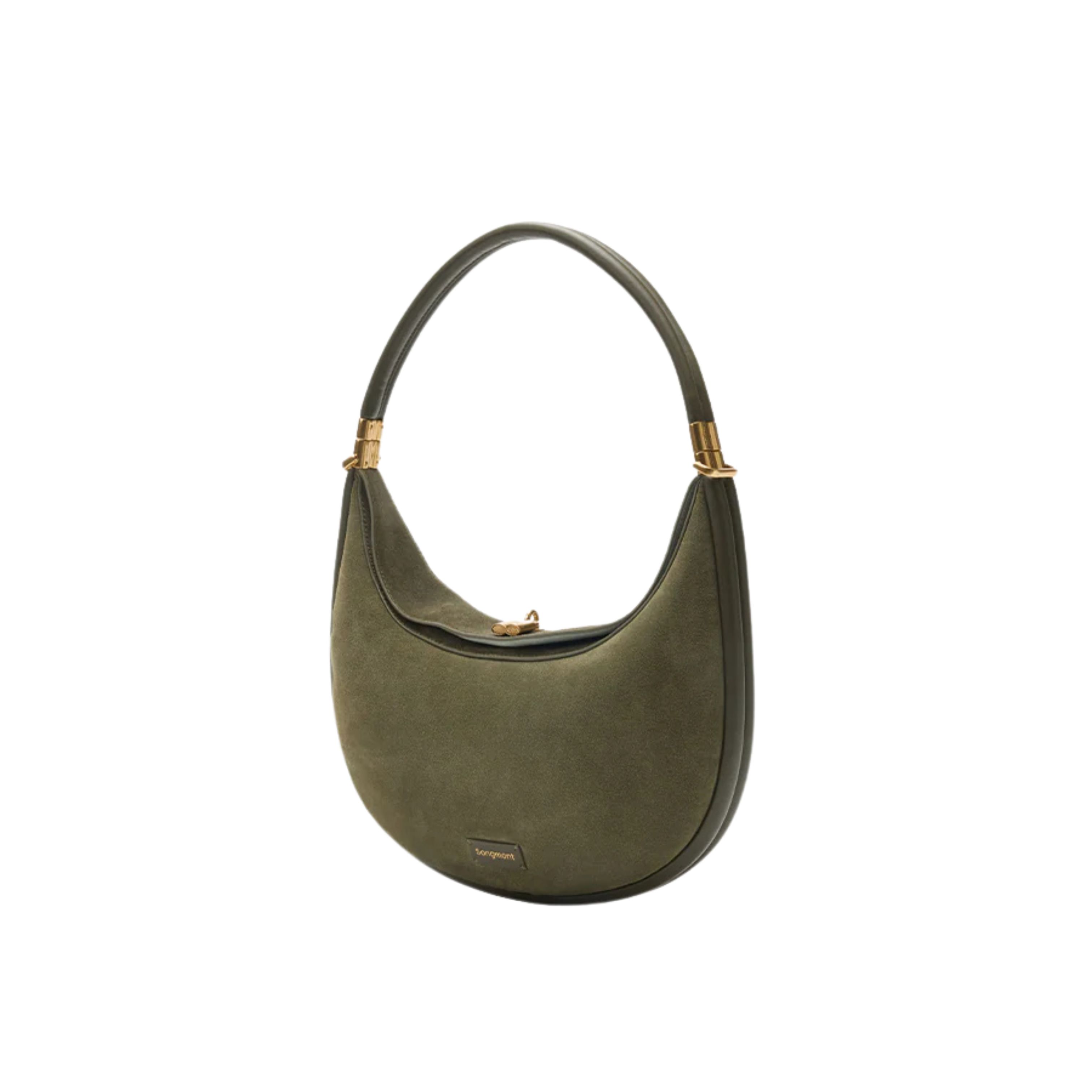 Eco Olive Green Moon Bag
