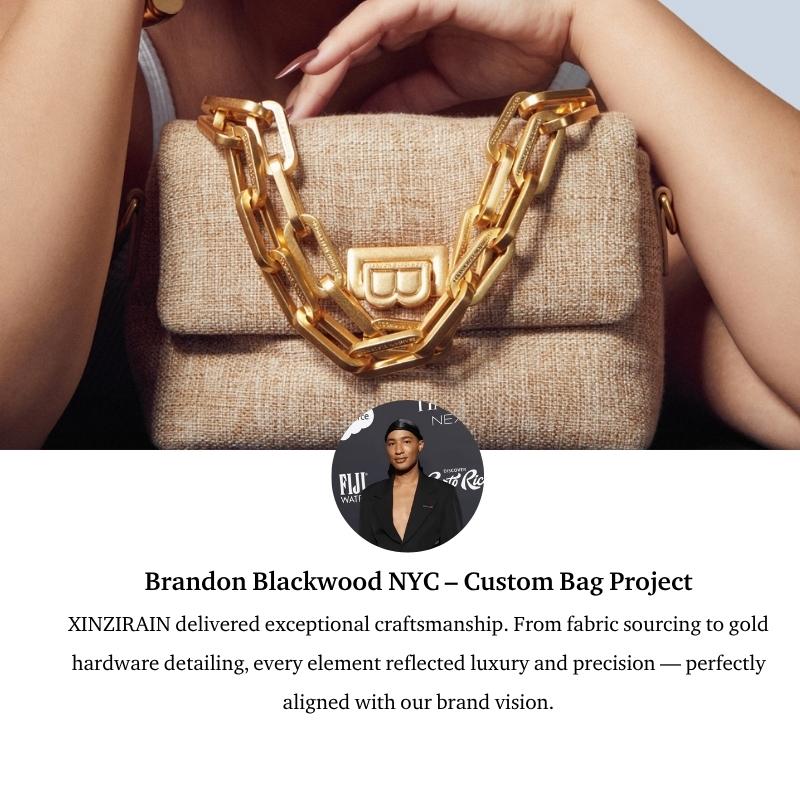 Brandon Blackwood NYC – Maßgefertigtes Taschenprojekt