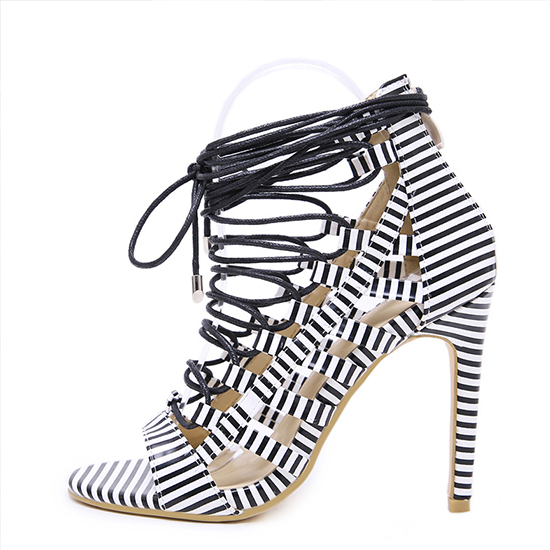 Custom plus size roman style stiletto