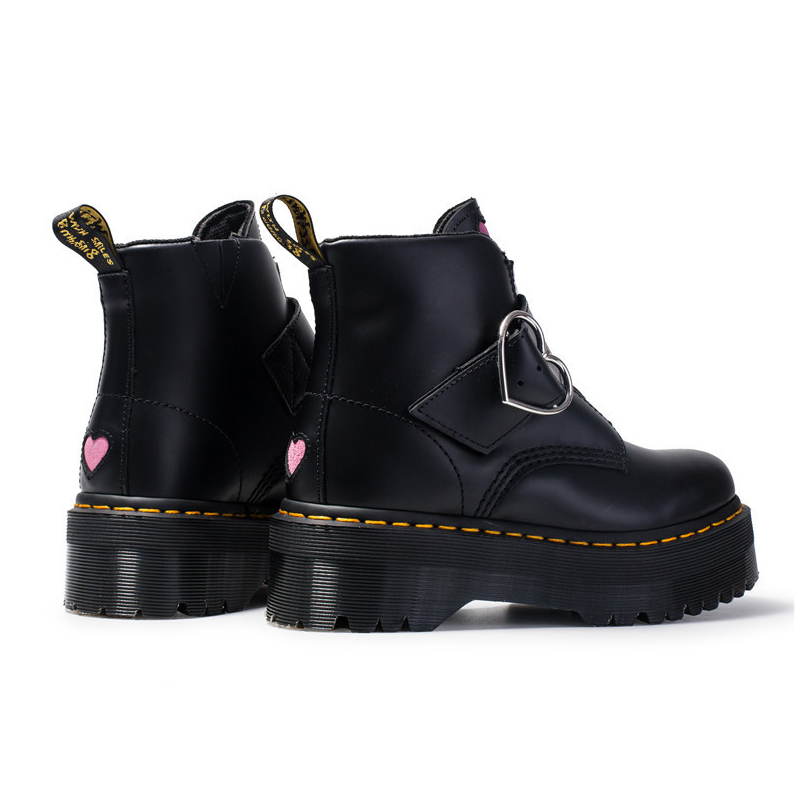 DR MARTEN BOOTS VROUENS STEWENS MET HARTVORM (9)