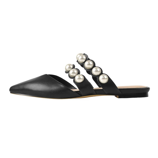 Black Pearl Mule Shoes