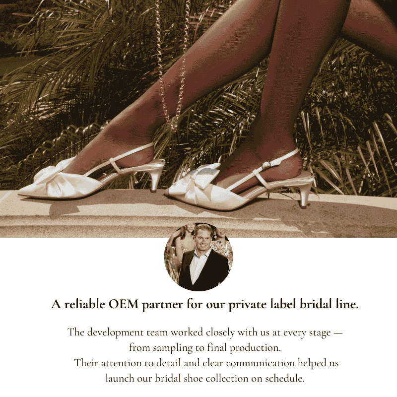 ਲਗਜ਼ਰੀ ਵਿਆਹ ਸ਼ਾਦੀ ਦੇ ਜੁੱਤੇ ਬ੍ਰਾਂਡ ਦਾ ਪ੍ਰਸੰਸਾ ਪੱਤਰ