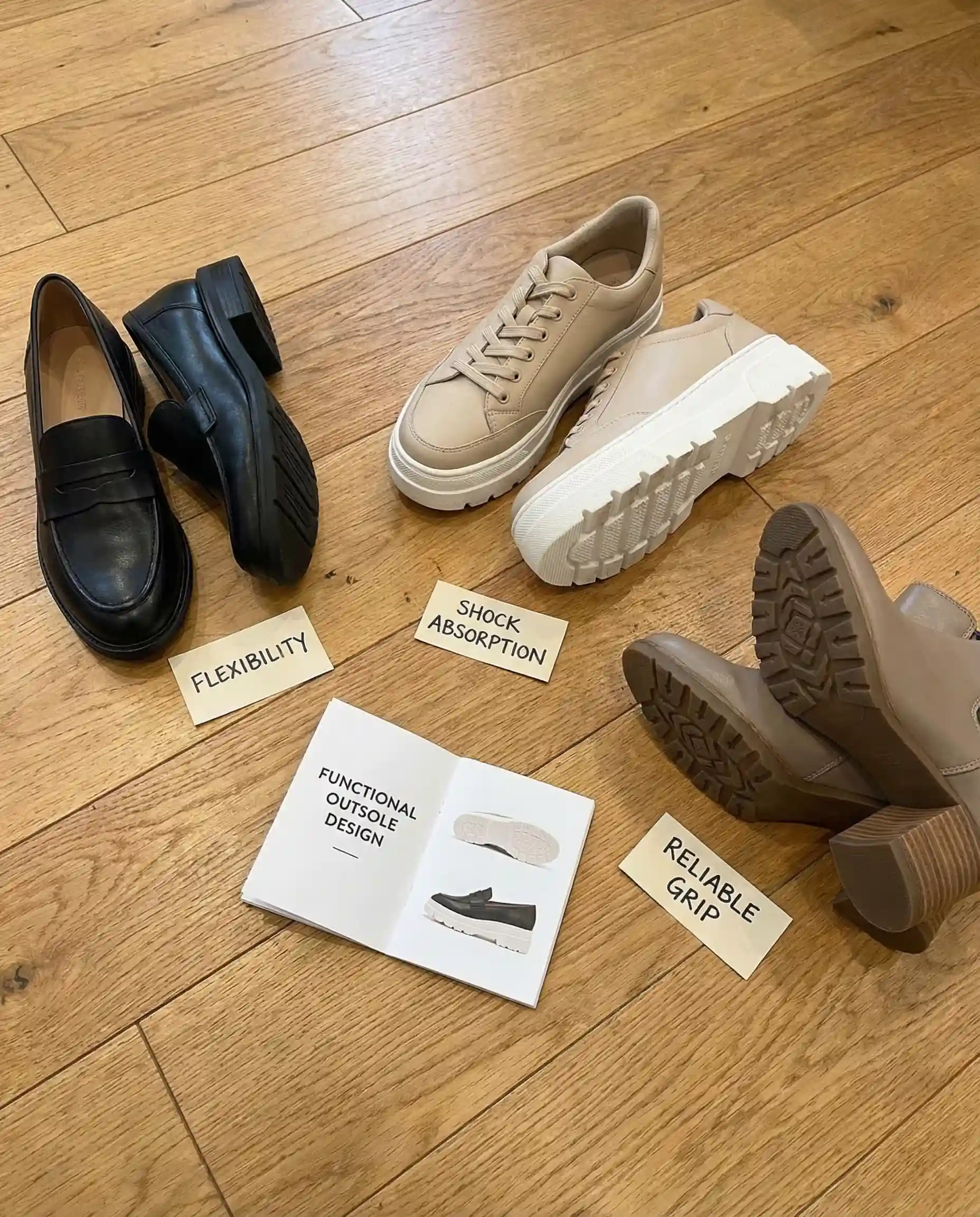 Outsole Design and Shock Absorption