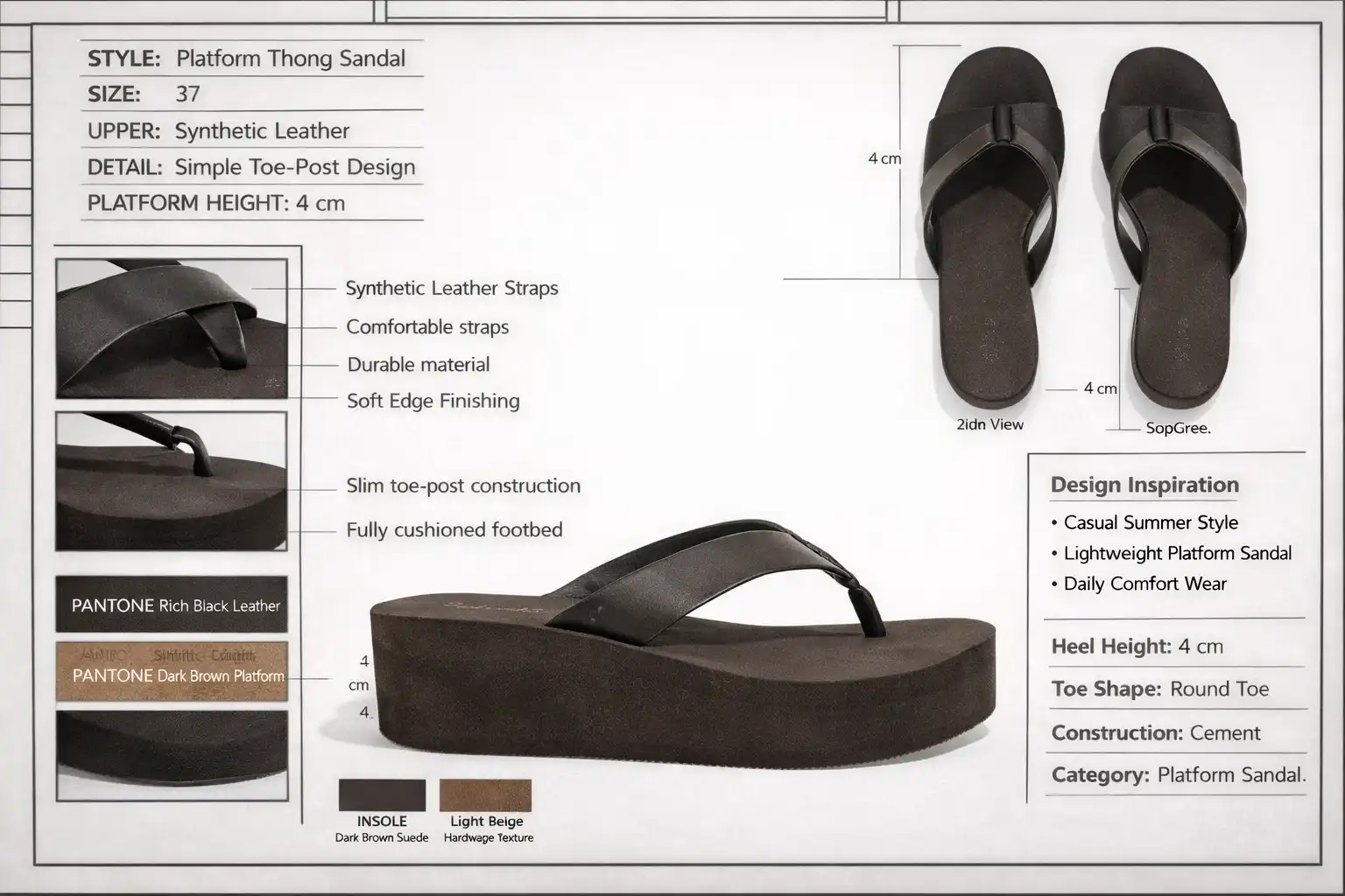 Platform Thong Sandals suppliers