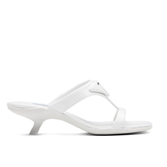 Prada logóval nyomtatott, nyitott orrú szandál Prada Siketu Sandals Prada siketu flip-flop cipő (7)