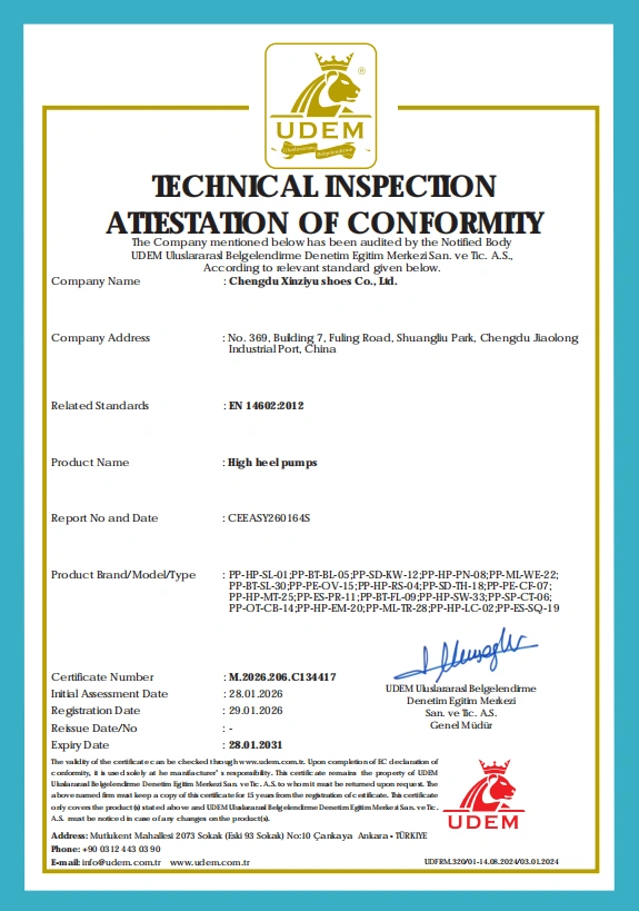 TECHNICAL INSPECTIONATIESTATION OF CONFORMITY
