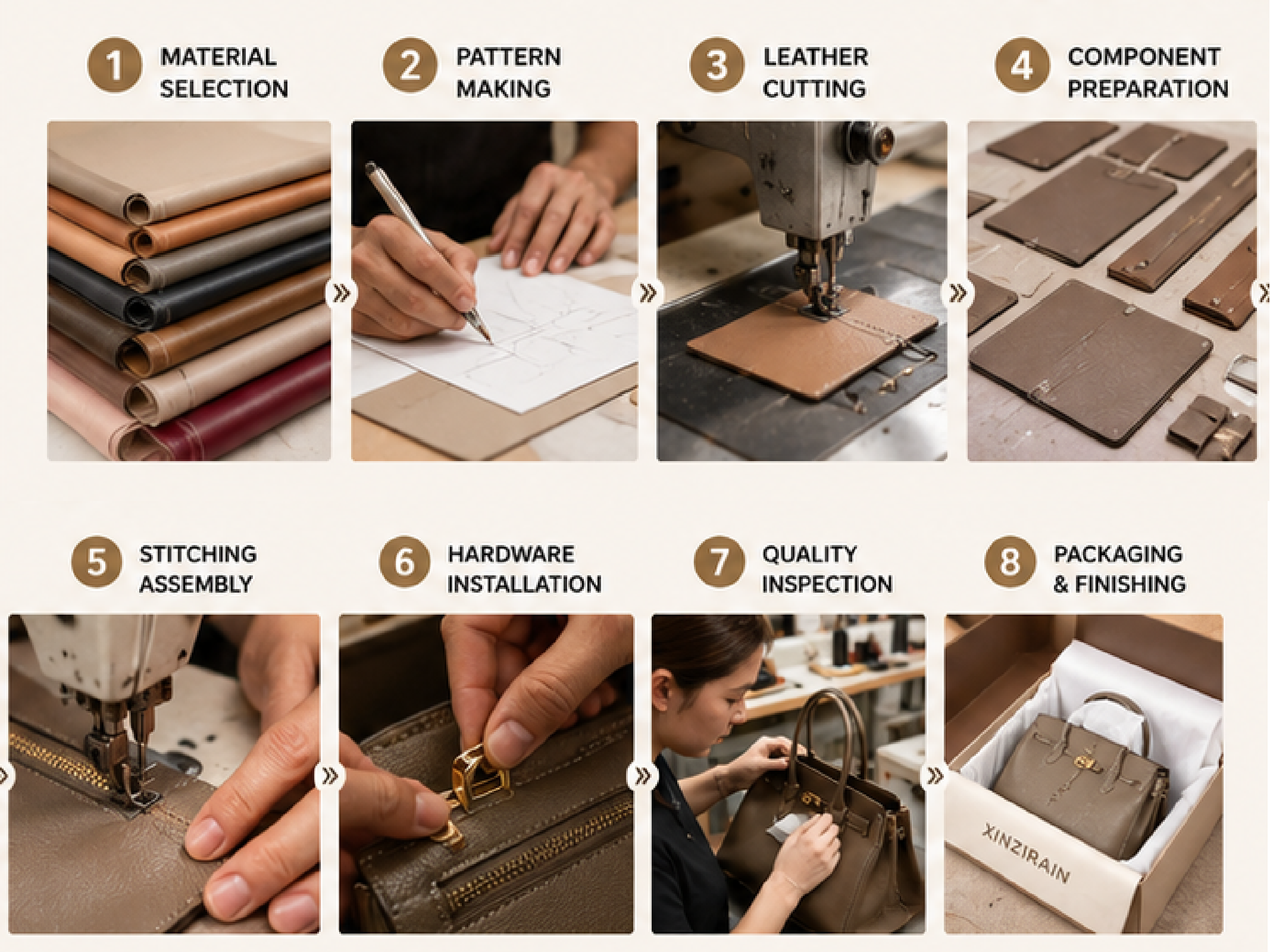 Understand the Handbag Construction Process