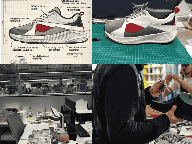 custom shoe process 