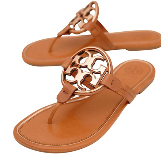 China TORY BURCH Miller leather thong sandals Best replica Tory Burch  designer shoes best qualtiy factory and manufacturers | Xinzi Rain