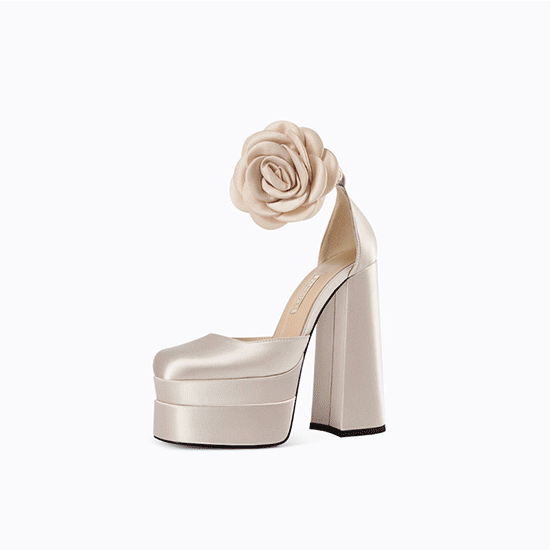 Versace chunky heels new arrivals