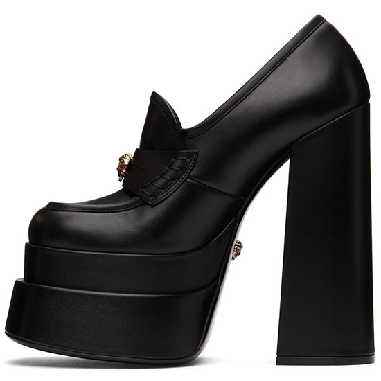 รองเท้าส้นสูงแพลตฟอร์ม Versace (1)