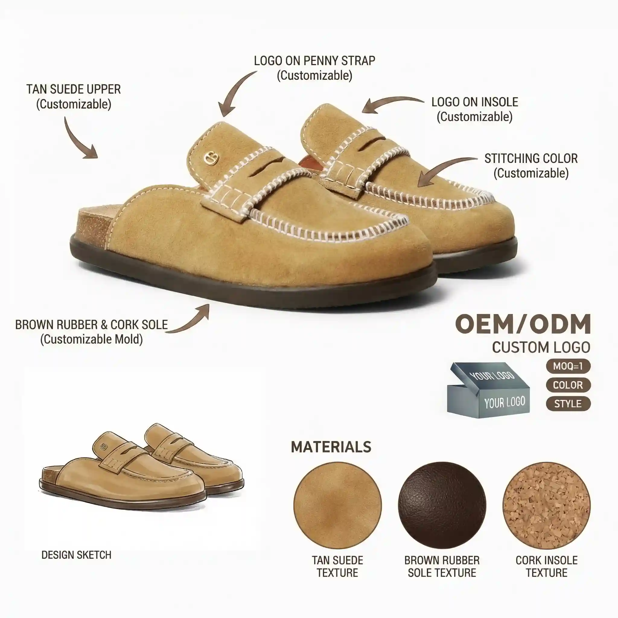 women suede flat clogs birkenstock style shoes manufacturer