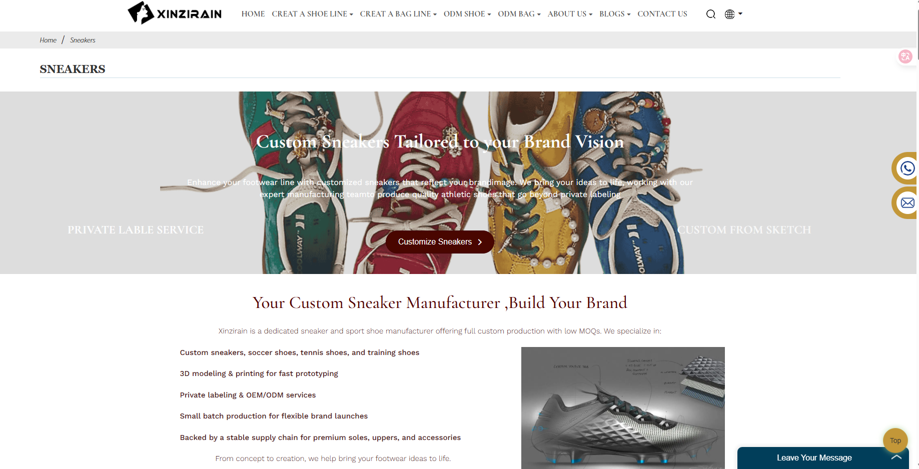 xinzirain shoe manufacturer