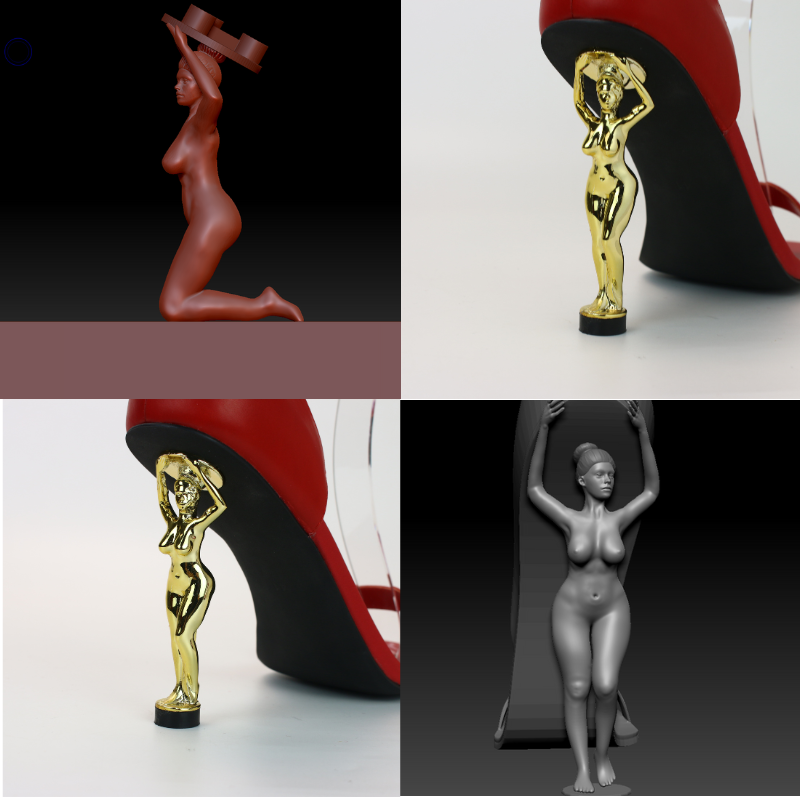 Custom heel designs from professional custom shoe manufacturers